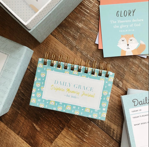 Daily Grace Scripture Memory Journal for Kids