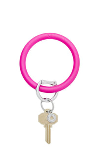 Silicone Pearlized I Scream Pink Oventure key ring