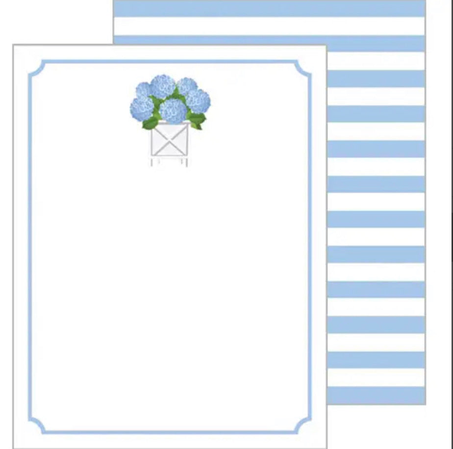 Blue Hydrangea Stationary