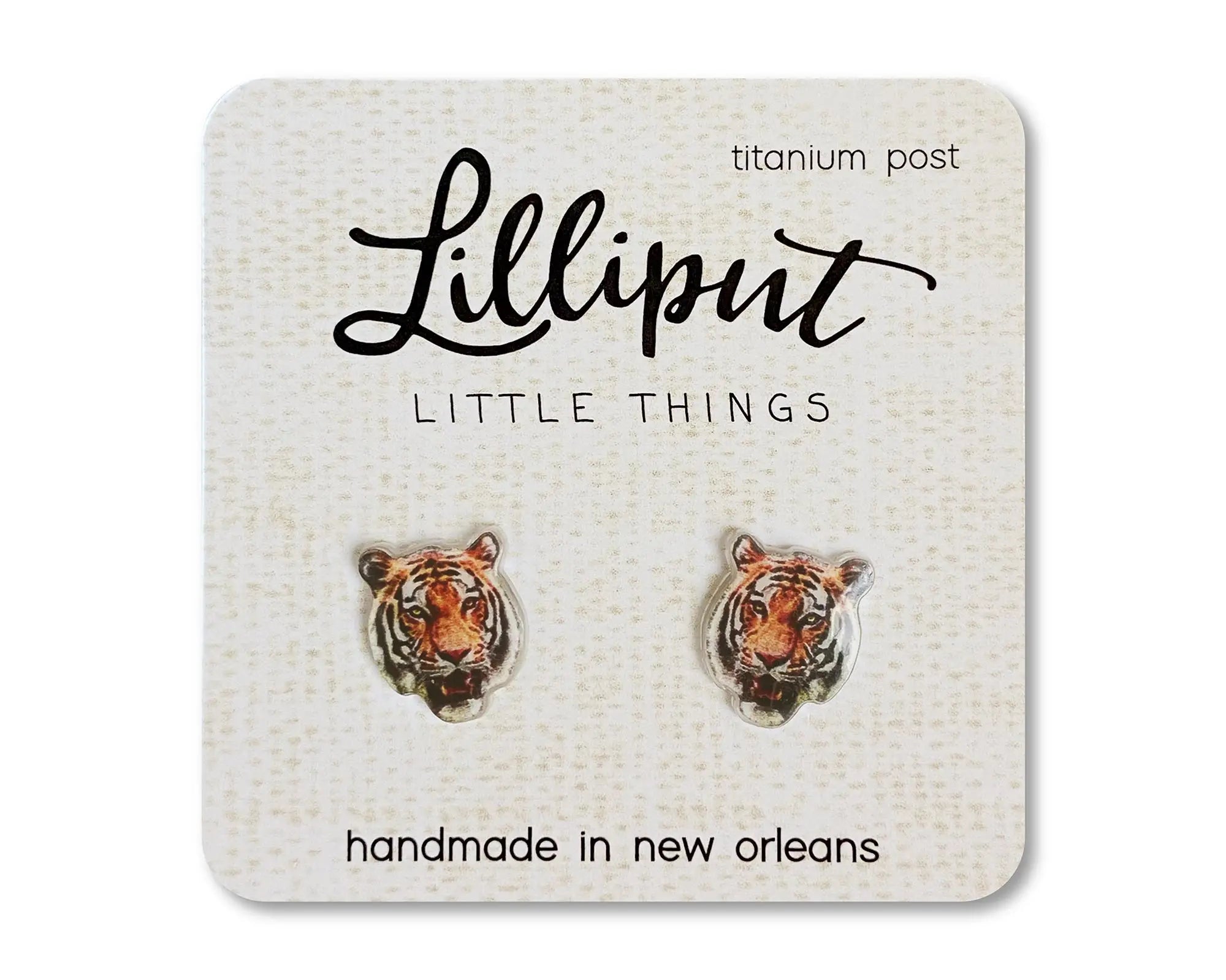 Lilliput Tiger Earrings