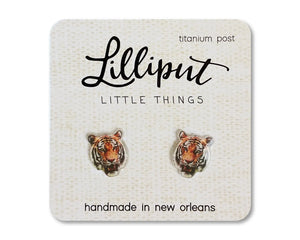 Lilliput Tiger Earrings