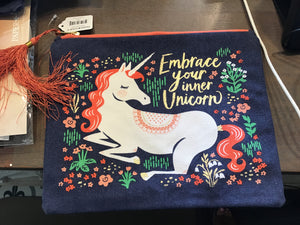 Embrace your inner unicorn pouch