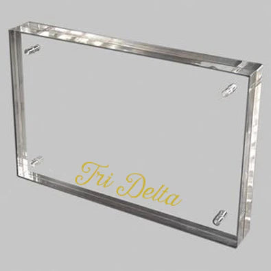 Tri Delta Acrylic Frame