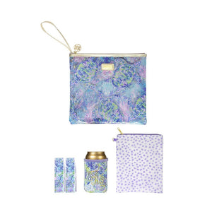 Lily Pulitzer Beach Day Pouch- purple