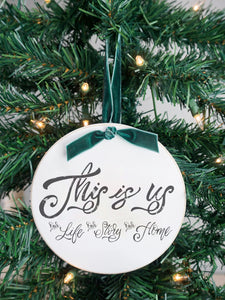 Round This is Us Ornament