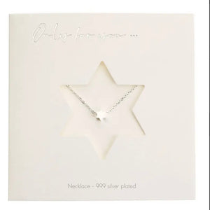 Only For You Silver Star Necklace