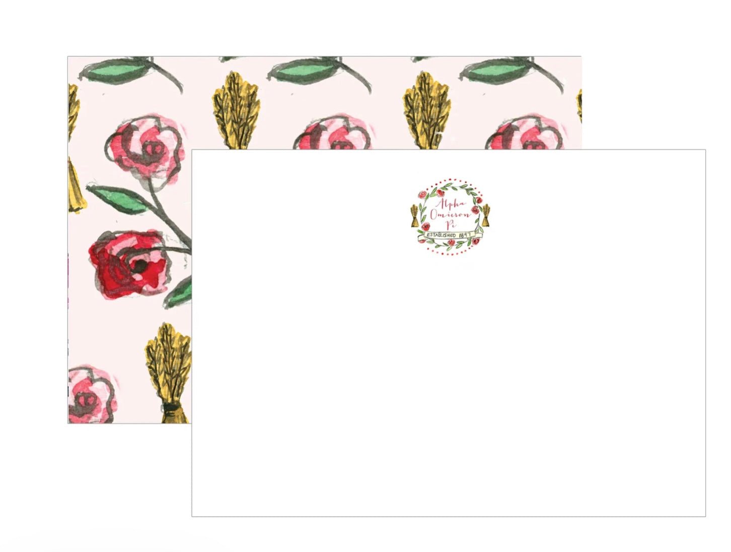 Alpha Omicron Pi Notecards