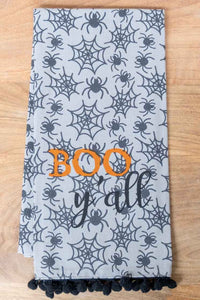 Boo y’all hand towel- spiders