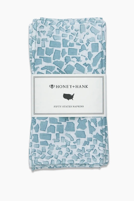 Honey + Hank Hydrangea Napkins ( Set of 4)