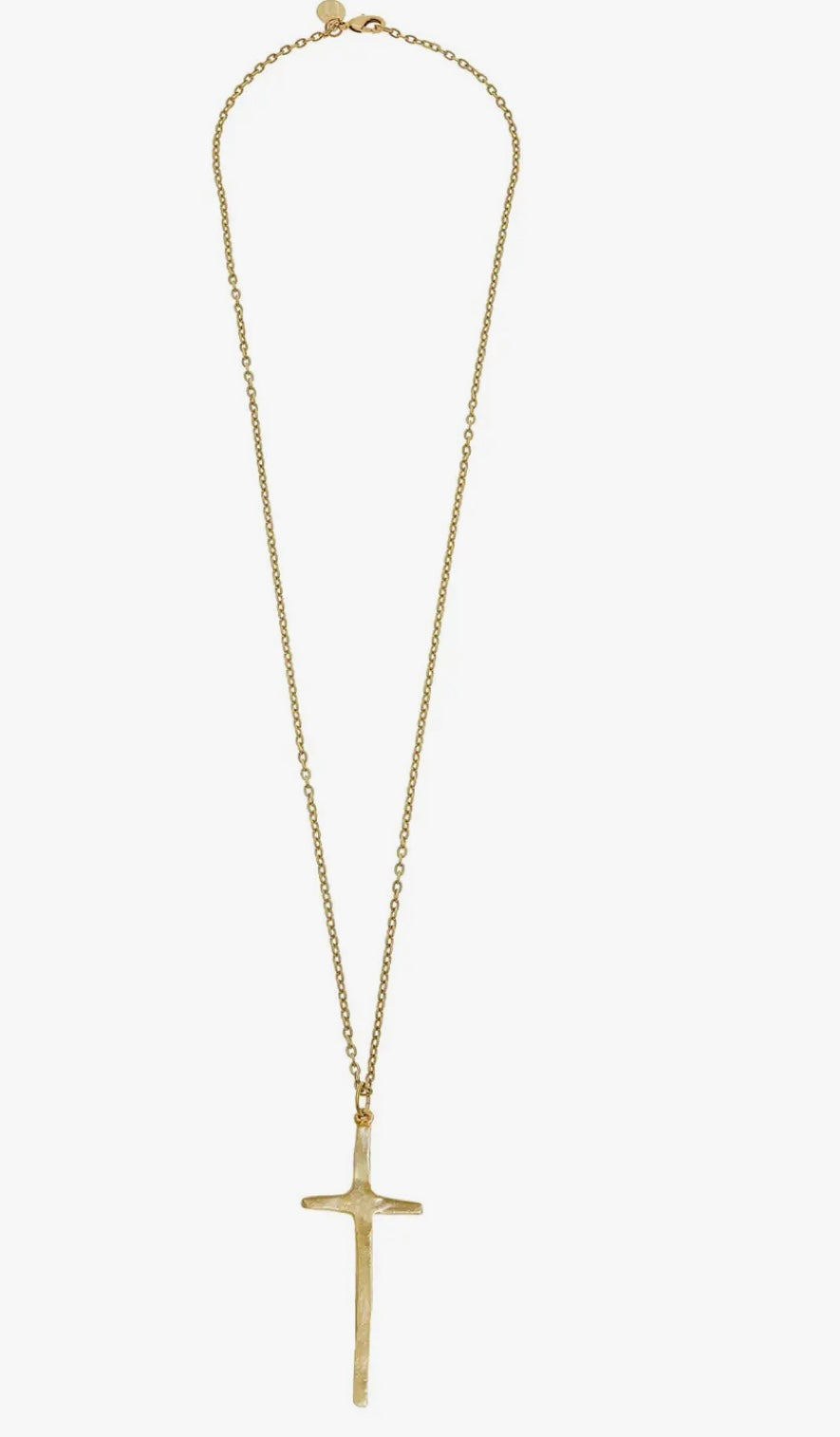 Susan Shaw 30” Elongated Cross Necklace (3245LG)