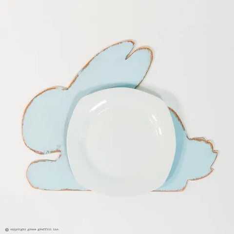 Blue Bunny Wooden Placemats