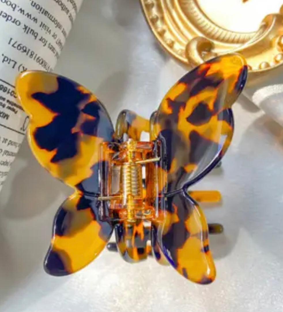 Tortoiseshell Butterfly Clip