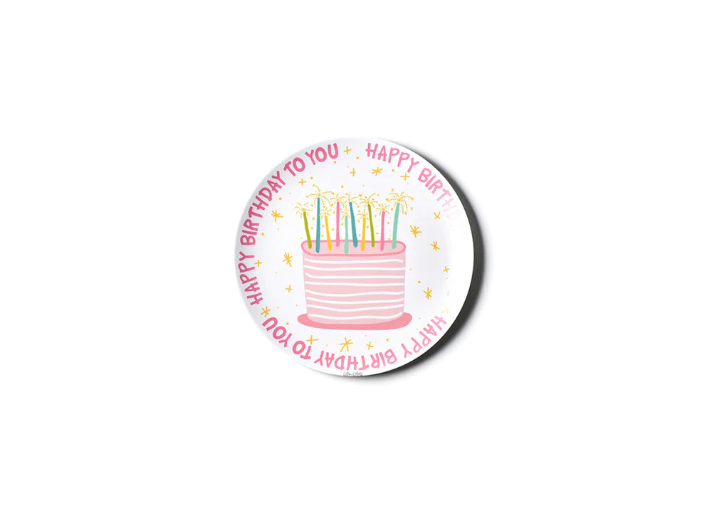 Happy Birthday Girl Melamine Dinner Plate