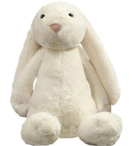 White Lop Ear Stuffed Bunny