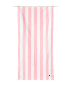 Dock & Bay Kids Towel- Light Pink Stripe (Medium)