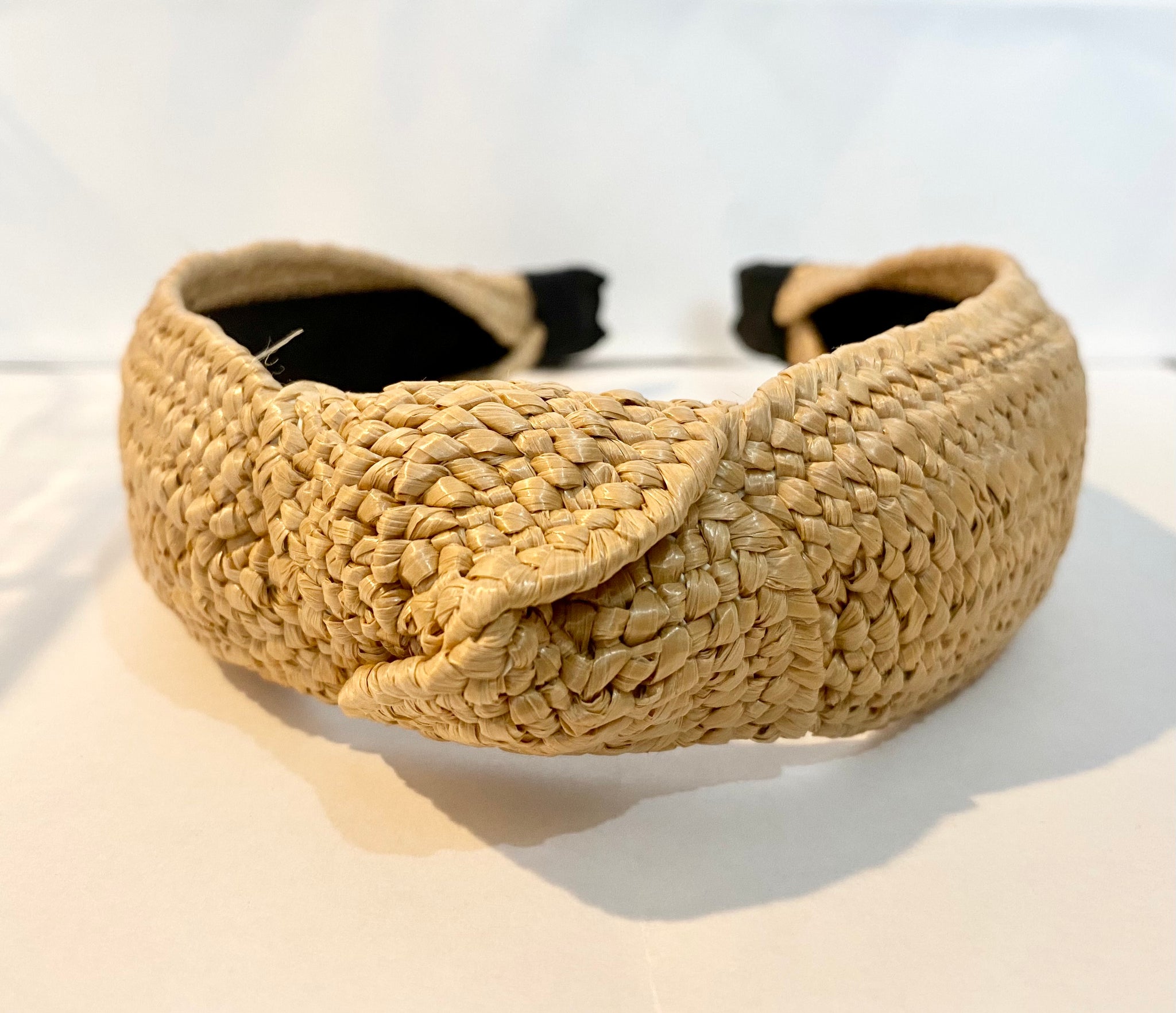 Natural straw Headband