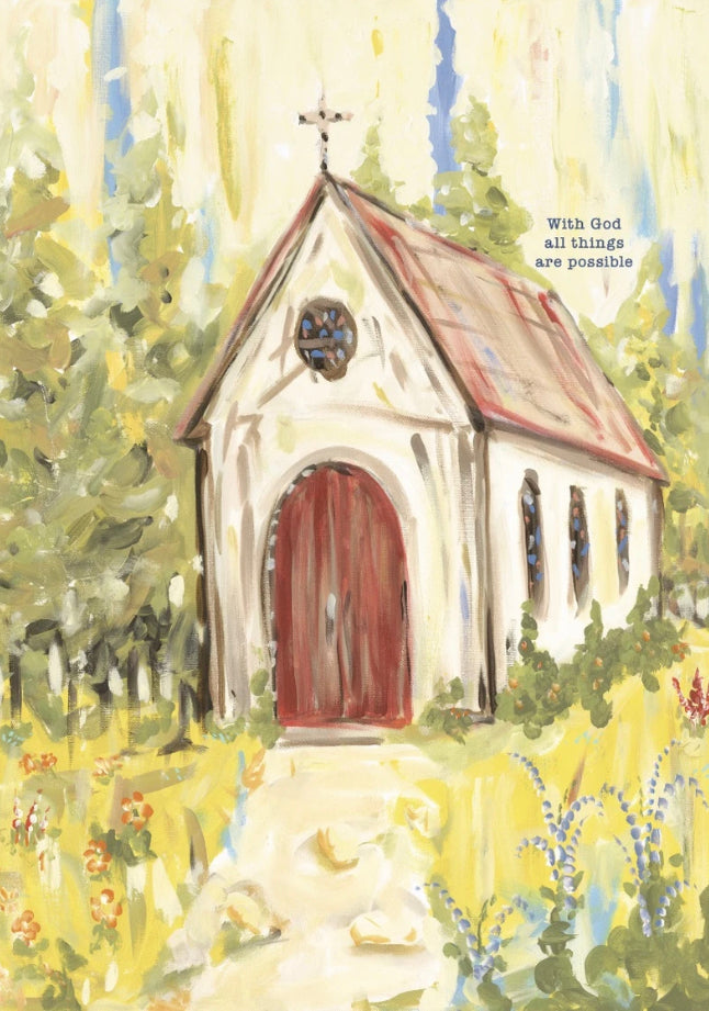 Red door church canvas