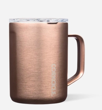 Corkcicle 16 oz Coffee Mug Copper