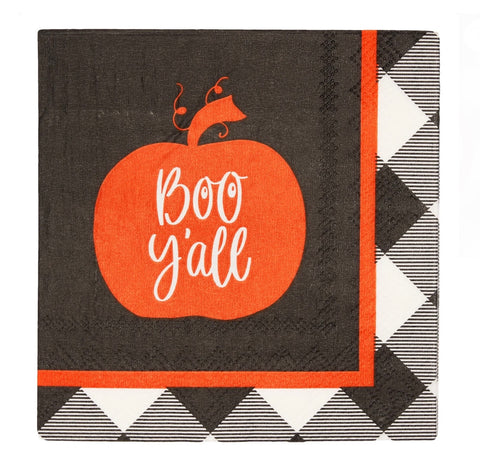 Boo Y’all Cocktail Napkins (Set of 16)