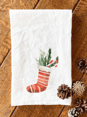 Christmas Stocking Tea Towel