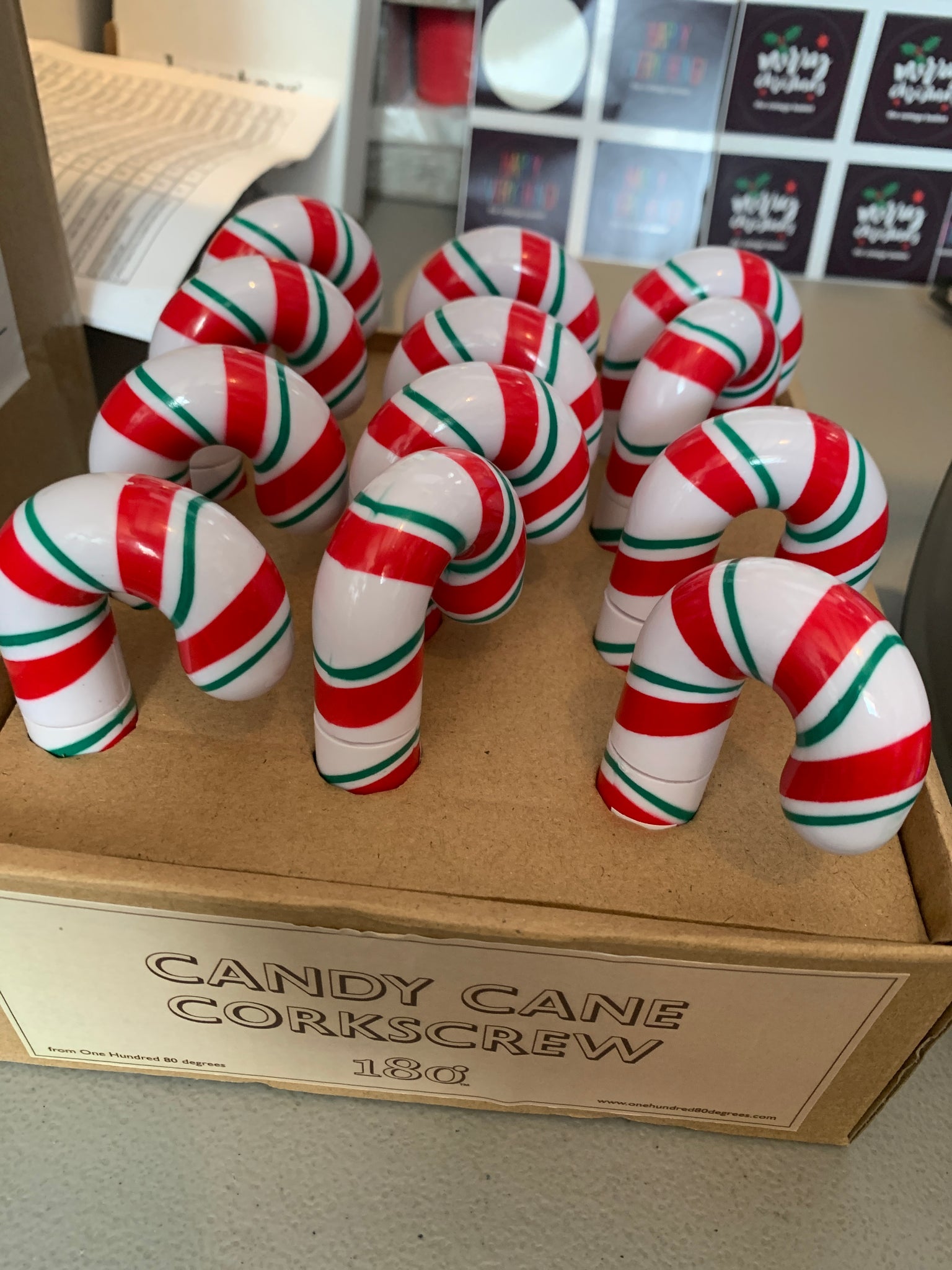Candy cane corkscrew