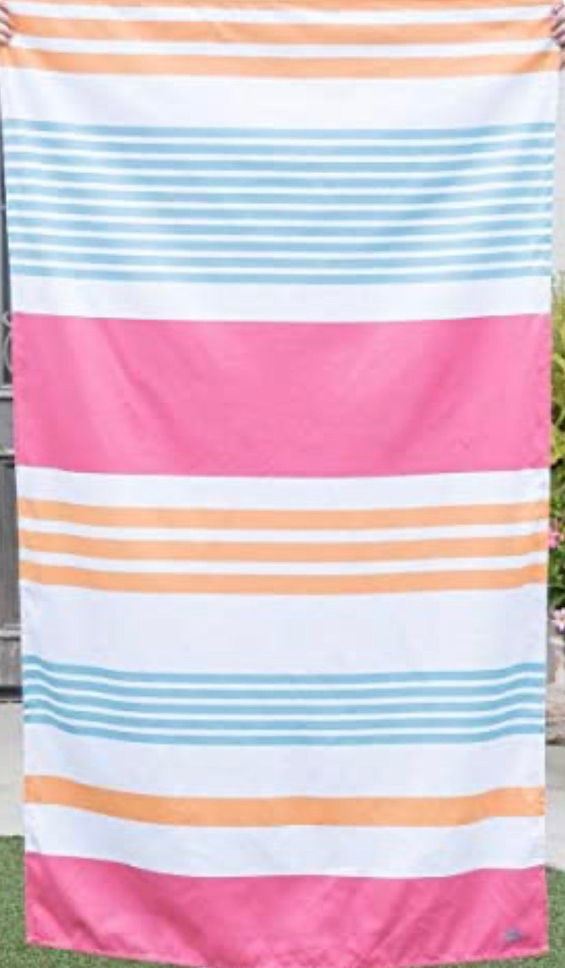 Paradise striped beach towel