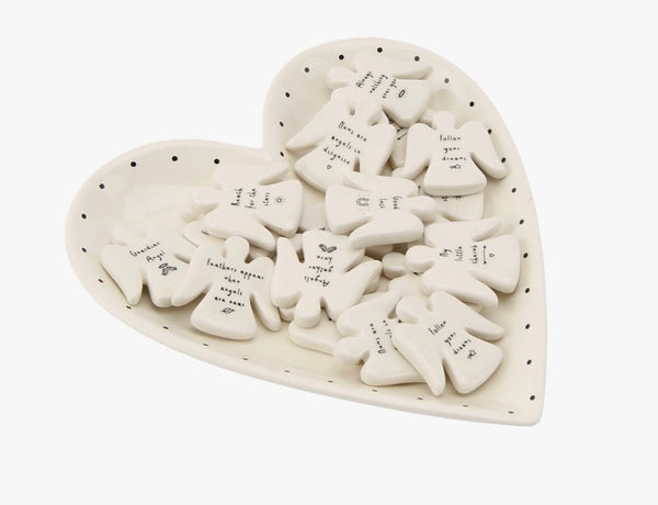 Assorted Ceramic Angel Tokens
