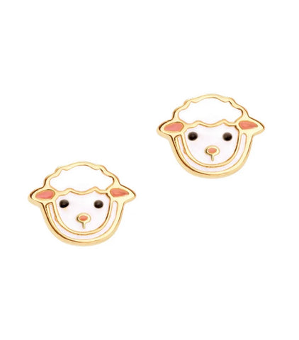 Lamb Stud Earrings
