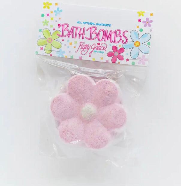 Pink Daisy Bath Bomb