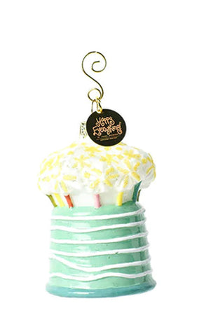 Sparkle cake ornament
