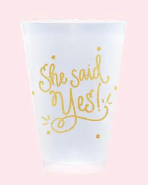 Frosted Cups | She Said Yes!