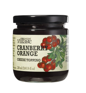 Gourmet Village Cranberry Orange Cheese Topping