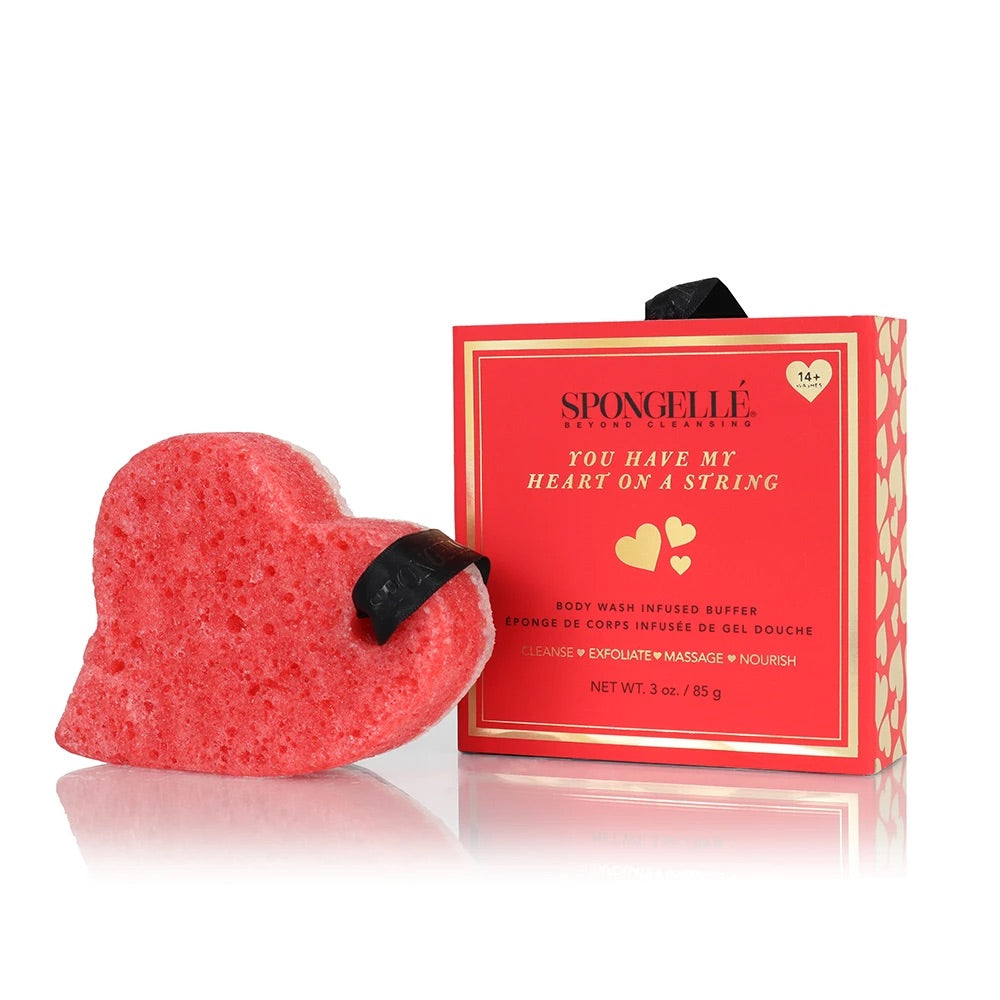 Spongelle Heart Buffer Sponge