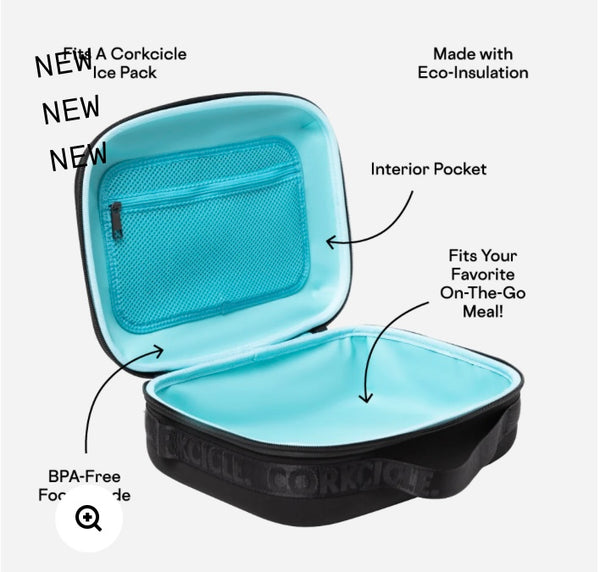 Corkcicle Black Neoprene Lunchpod