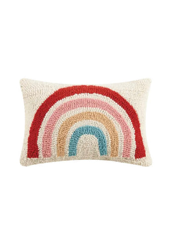 Small Rainbow Hook Pillow