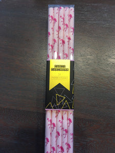 Flamingo straws