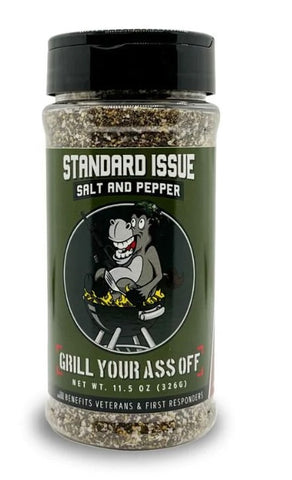 Grill Your Ass Off Standard Issue Salt and Pepper