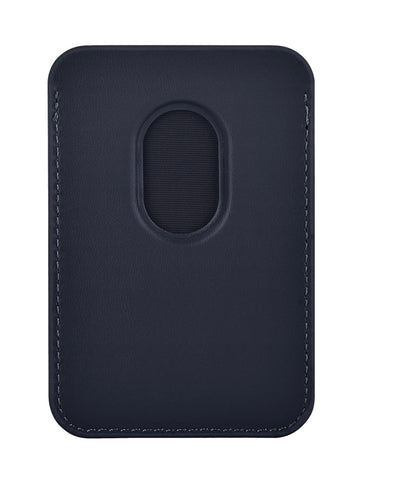 MagSafe Leather Magnetic Wallet for iPhone 12 Series-Navy