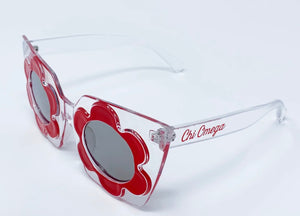 Chi Omega Flower Power Sunglasses
