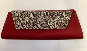 Hand-painted Clutch (Red)