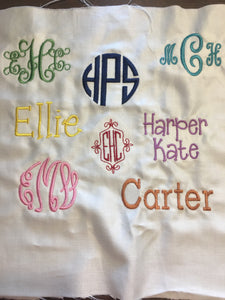 Monogramming