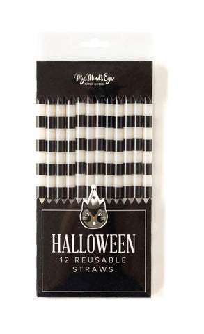 Reusable Straws Vintage Halloween