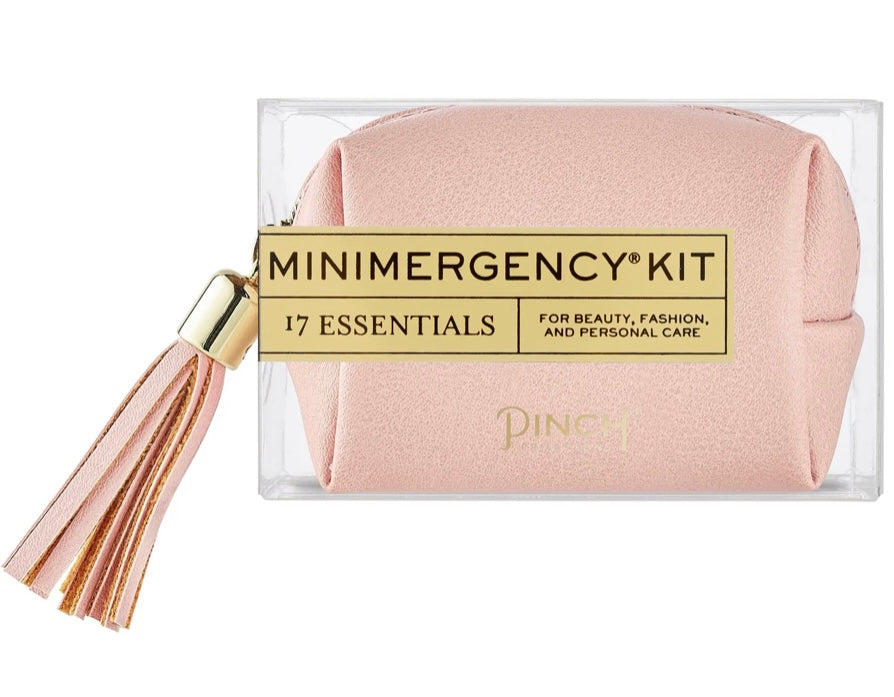 Blush Leather Minimergency Kit