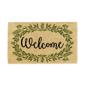 Greenery/ Welcome Doormat