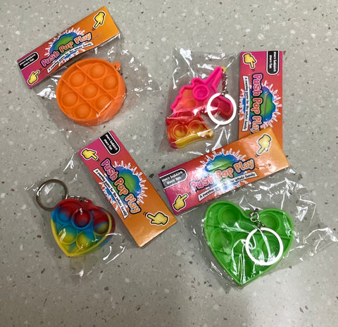 Assorted Popper Keychains