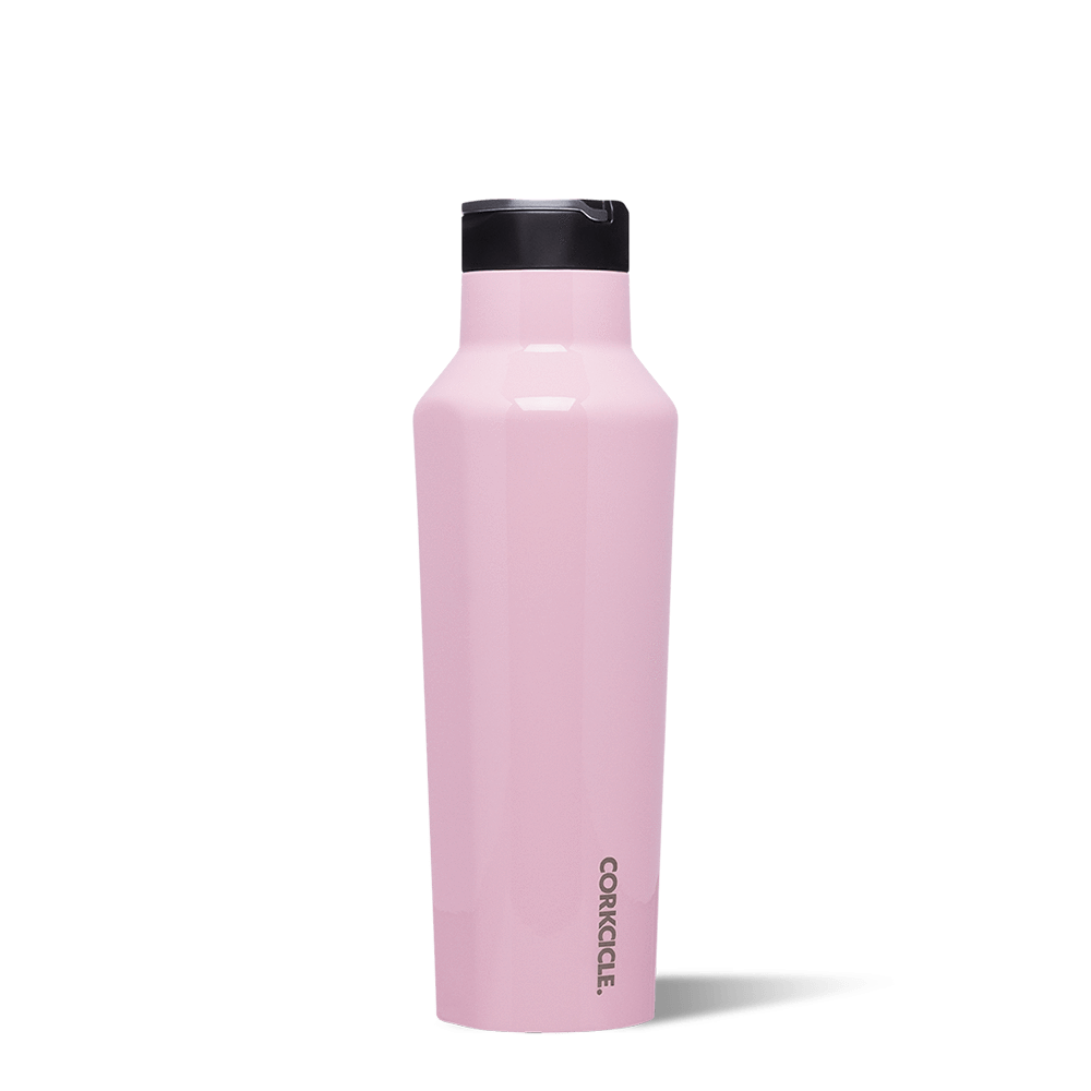 Pink sports Corkcicle canteen 20oz