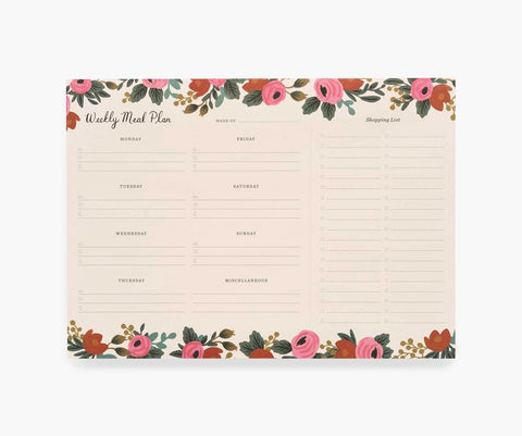 Rosa Rifle Meal Planner