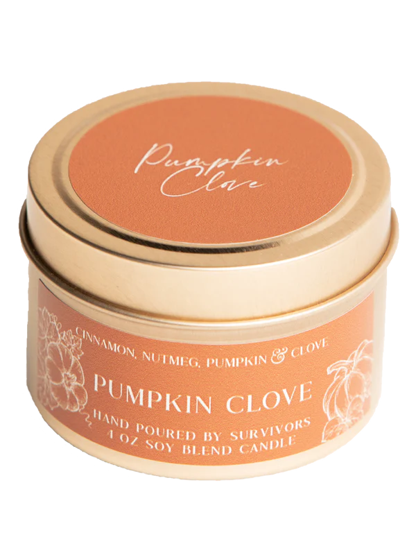 Pumpkin Clove Tin Candle