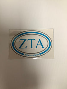 Zeta Bumper Sticker