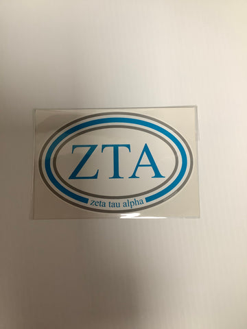 Zeta Bumper Sticker